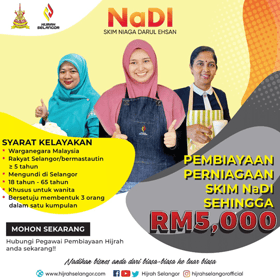 Hijrah Selangor tawar pembiayaan kewangan, modal mula niaga