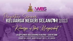 WBS anjur seminar percuma, bincang idea pembangunan institusi keluarga