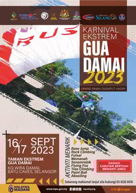 MPS anjur Karnival Ekstrem Gua Damai pada 16, 17 September