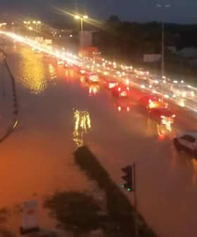Heavy downpour causes flash floods in several areas of Sepang