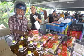 400 pek beras habis dalam 2 jam di jualan murah DUN Gombak Setia