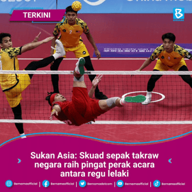 Sistem kiraan 15 mata diwajibkan untuk sepak takraw mulai 1 Februari 2024