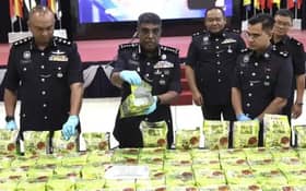 Police arrest two welders, seize RM7 mln in drugs