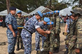 RMAF commando course students receive Blue Beret