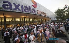 Malaysians flock to Axiata Arena in solidarity with Palestine