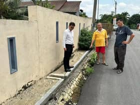 Balakong rep ensures drains clear to avoid flash floods