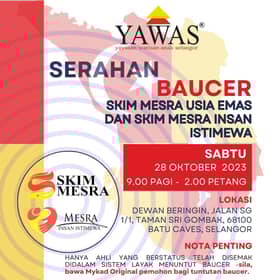 Yawas pelawa ahli SMUE, SMIS tuntut baucar beli-belah