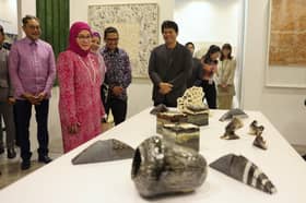 Queen expresses wish for art, craft as in future