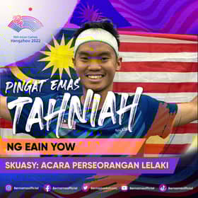 Agong, Permaisuri zahir ucapan tahniah kepada dua pemain skuasy negara