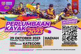 Perlumbaan kayak anjuran MBSA tawar hadiah utama RM1,000