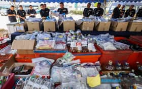 KL police dispose of RM8.89 mln in drugs