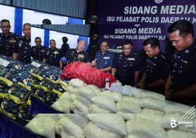 Dadah bernilai RM33.7 juta dirampas, tujuh lelaki ditahan