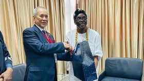 Wan Junaidi holds bilateral meeting with Speaker of Ghana's Parliament