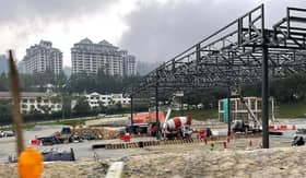 Genting toll plaza construction on private land, no connection to Karak Highway