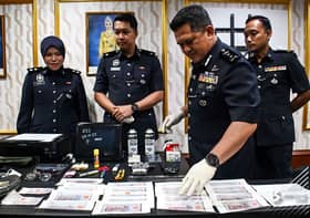 Sindiket wang palsu tumpas, dua lelaki ditahan