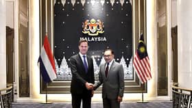 Anwar, Rutte meet in Putrajaya for bilateral talks