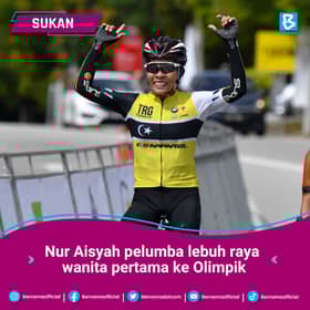 Pelumba berbasikal lebuh raya wanita pertama terpilih beraksi Olimpik 2024