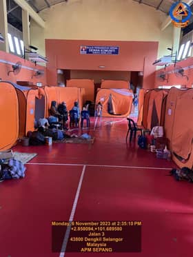 569 mangsa banjir ditempatkan di lapan PPS takat 4 petang