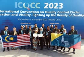 MPKS rangkul dua anugerah emas pada konvensyen kawalan mutu di China