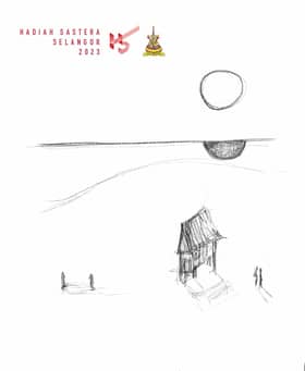 Sebuah rumah di pinggir Mekong