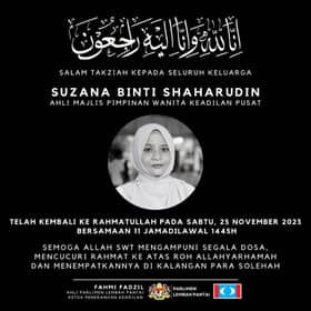 Wanita PKR info chief passes away