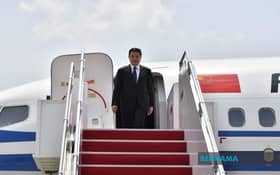 China's Public Security Minister Wang Xiaohong arrives for three-day official visit