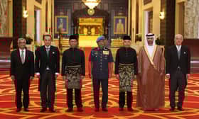 King receives four foreign envoys' credentials