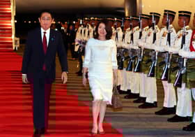 Japanese PM Kishida arrives for working visit