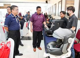 LED screens displaying infographics on accidents installed statewide