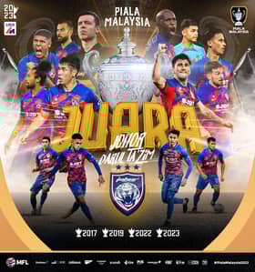 Piala Malaysia: JDT pertahan kejuaraan, tewaskan Terengganu FC 3-1