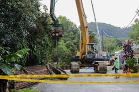 Tanah runtuh: Laporan status keselamatan penghuni diperoleh selepas pemasangan cerucuk besi