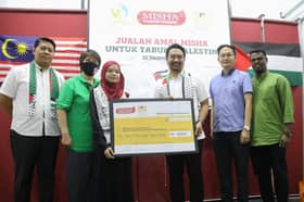 Salur derma untuk rakyat Palestin melalui Wisma Putra