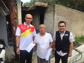 MBI ziarah mangsa kebakaran, hulur bantuan tunai