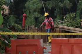 Fasa pertama kerja pasang cerucuk tanah runtuh Taman Wawasan siap 80 peratus