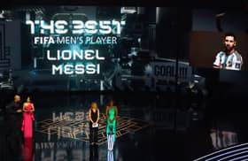 Messi named Fifa’s best player of 2023