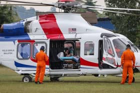 Pesara polis diterbangkan ke IJN menerusi penerbangan ihsan PDRM