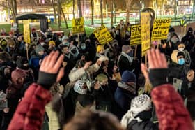 Protesters demand ceasefire at march for Gaza rally in Washington