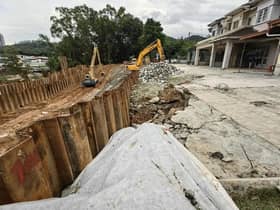 Kerja stabil tanah runtuh Taman Wawasan dijangka siap Julai ini