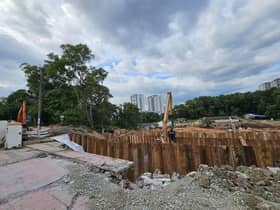 Kerja stabil tanah runtuh Taman Wawasan jangka siap akhir tahun