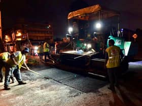 Infrasel: Kerja baiki sebahagian jalan Telok Gong capai 45 peratus