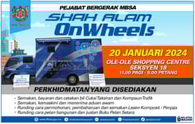 Peluang bayar cukai, kompaun MBSA di Ole-Ole Seksyen 18 Sabtu ini