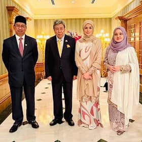 Sultan, Tengku Permaisuri berkenan santuni jemputan diraja sempena perkahwinan Putera Mateen