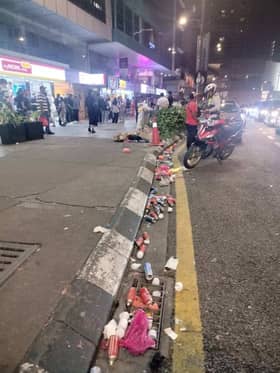 Lebih tiga tan sampah dikutip malam sambutan tahun baharu