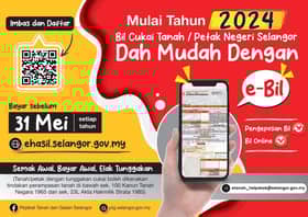 Tiada lagi bil fizikal, semak kadar cukai tanah dalam talian