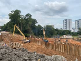 Kerja stabil tanah runtuh Taman Wawasan jangka siap tujuh bulan lagi