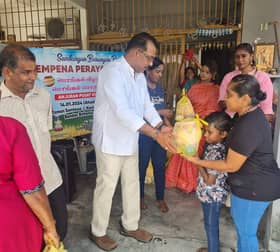 250 keluarga terima belanga, makanan asas sempena pesta Ponggal