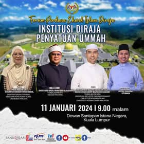 Forum Perdana Ehwal Islam Diraja di Istana Negara esok