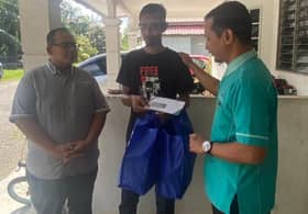 Yide santuni mangsa kebakaran, serah bantuan tunai, pek barangan keperluan harian