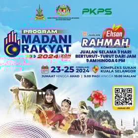 Jualan murah barangan asas sempena program Madani di Kuala Selangor