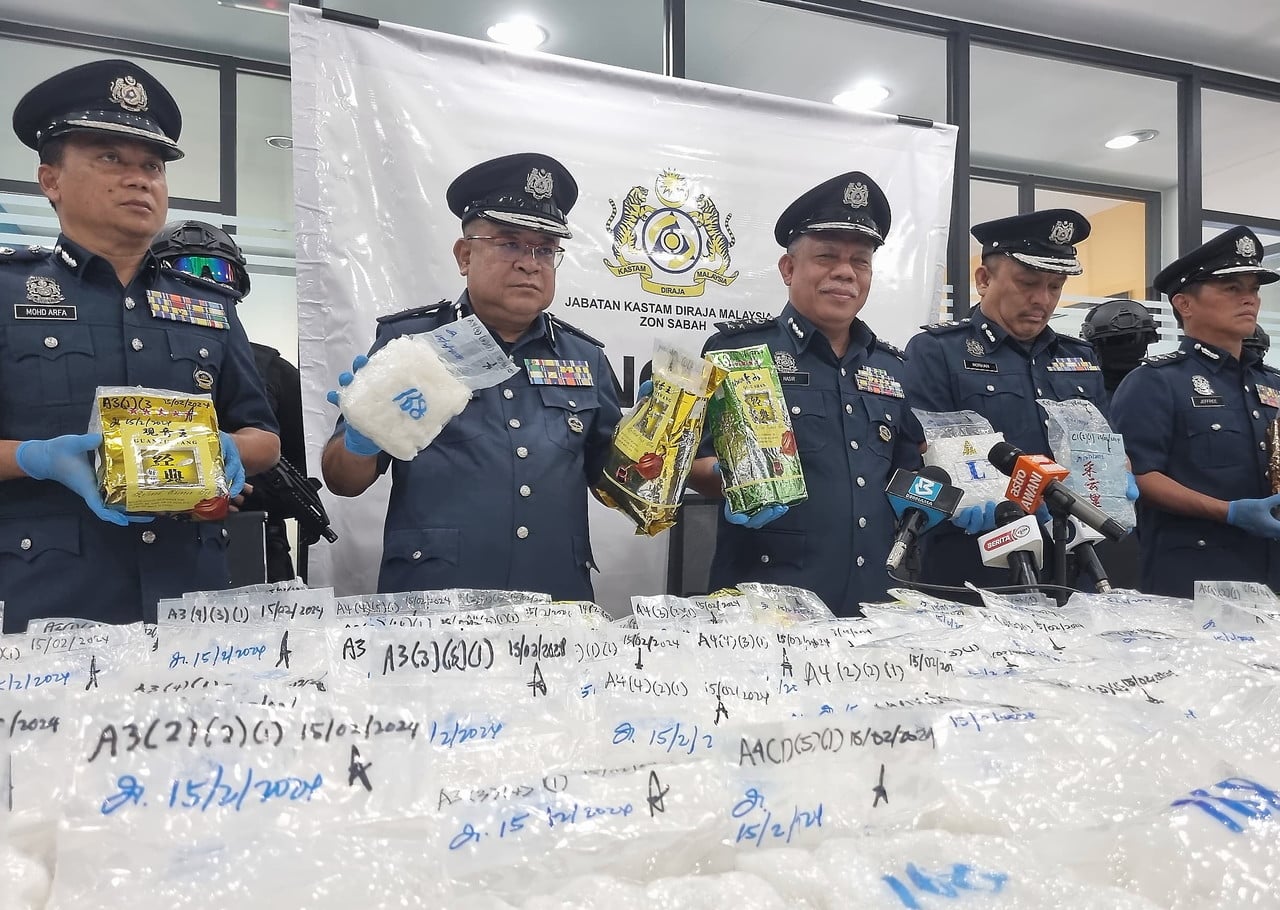 Sabah Customs Dept thwarts 205kg drug smuggling attempt